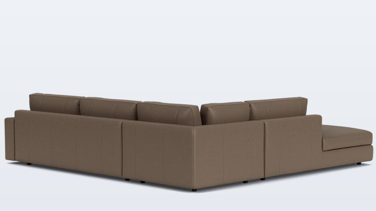 cello 3-piece sectional - leather