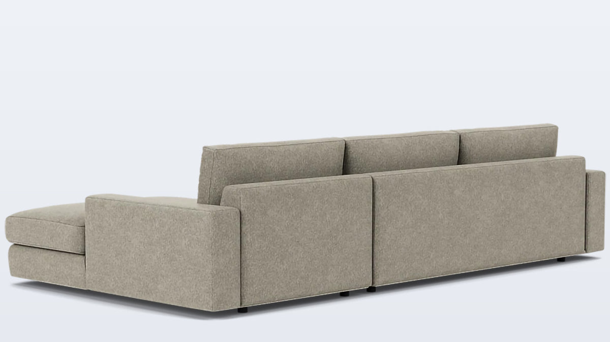 cello plush 2-piece sectional - fabric