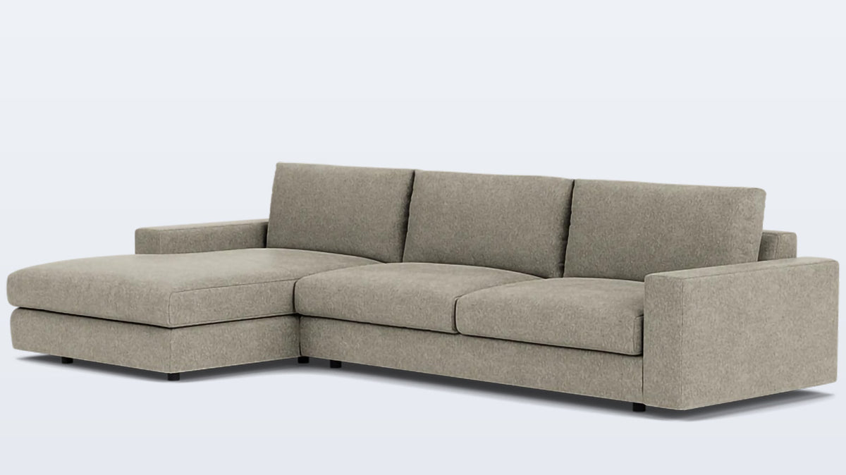 cello plush 2-piece sectional - fabric