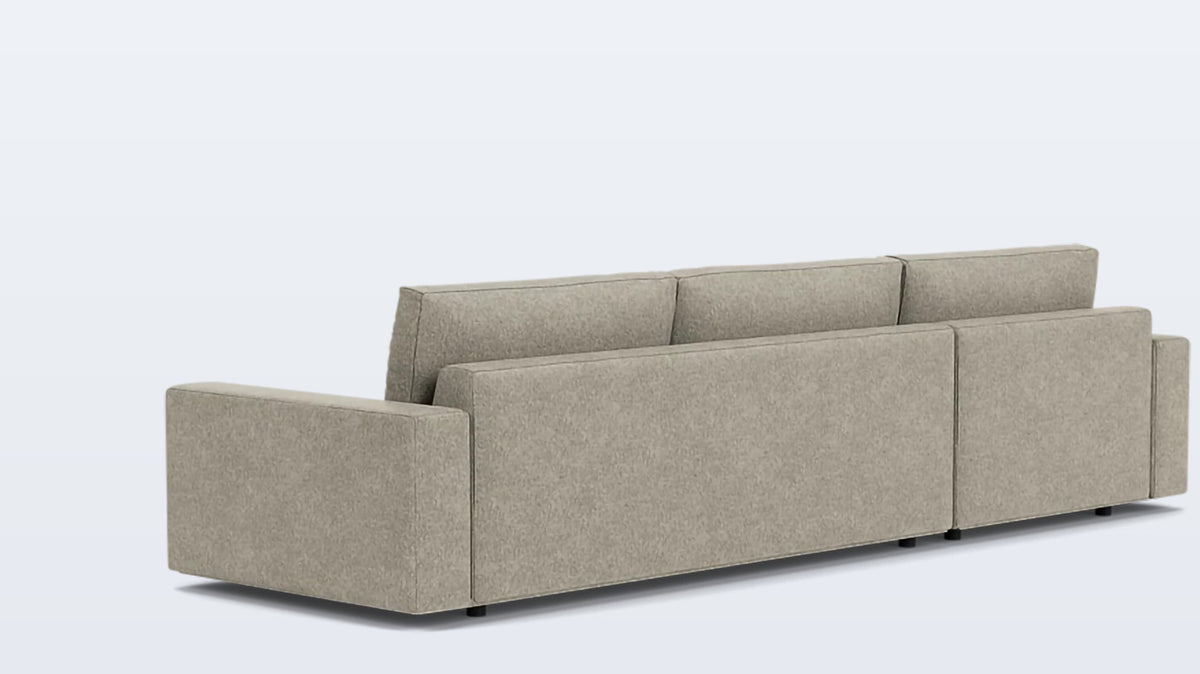 cello plush 2-piece sectional - fabric