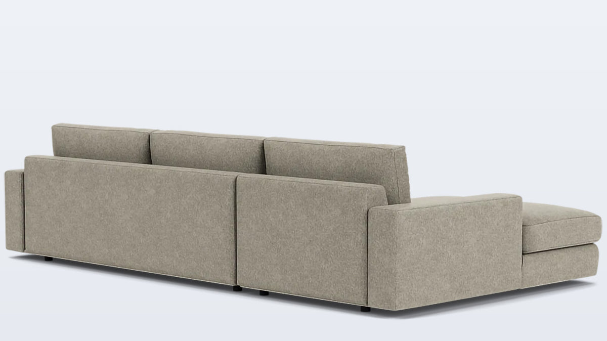 cello plush 2-piece sectional - fabric