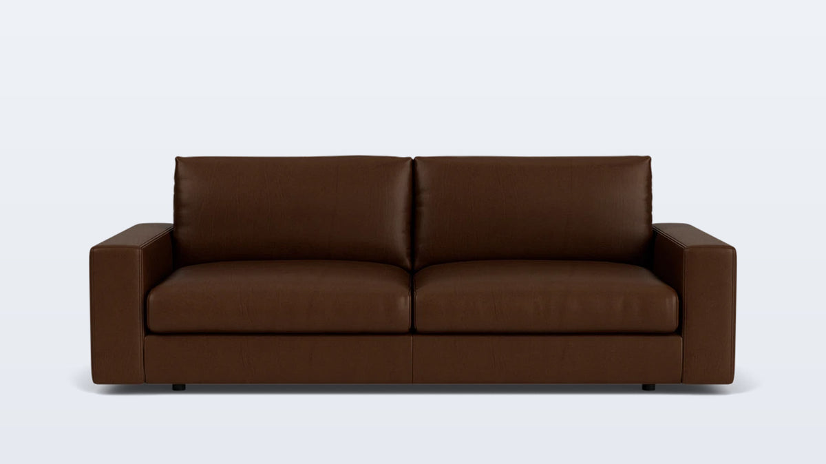 cello plush 88&quot; sofa - leather