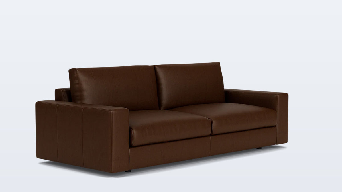 cello plush 88&quot; sofa - leather