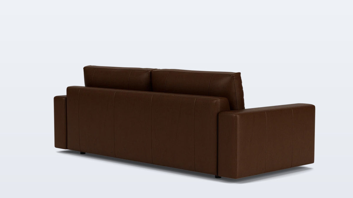 cello plush 88&quot; sofa - leather