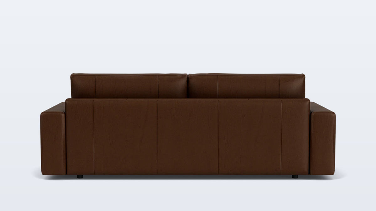 cello plush 88&quot; sofa - leather