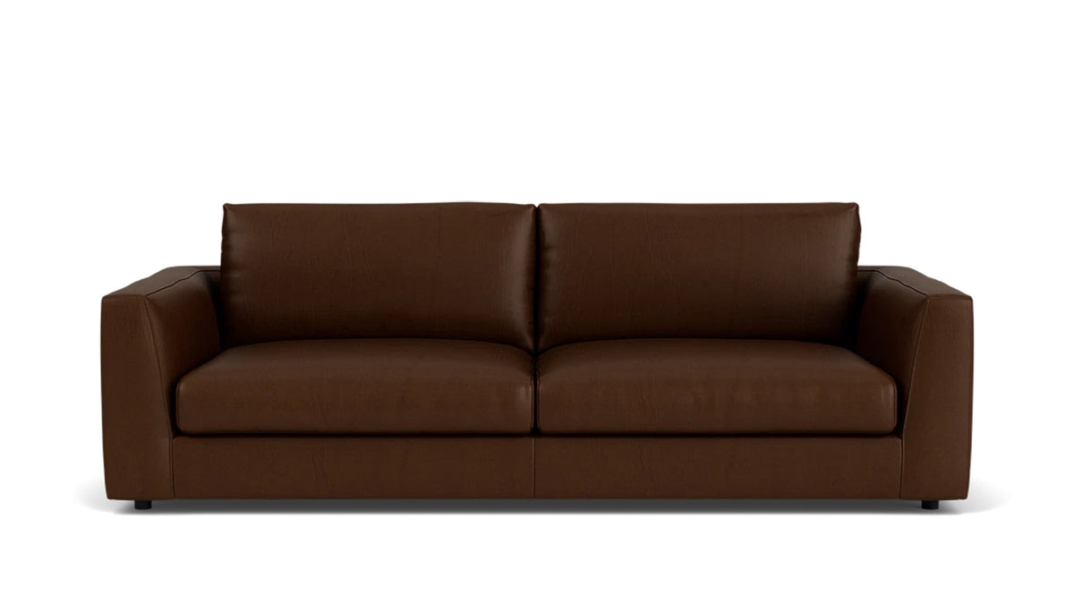 cello plush 88&quot; sofa - leather