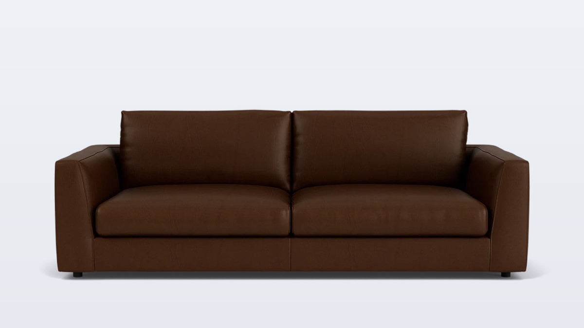 cello plush 88&quot; sofa - leather