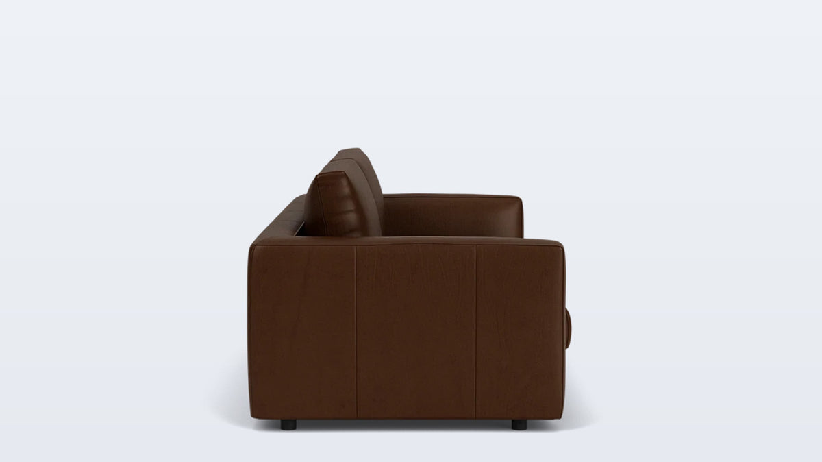 cello plush 88&quot; sofa - leather