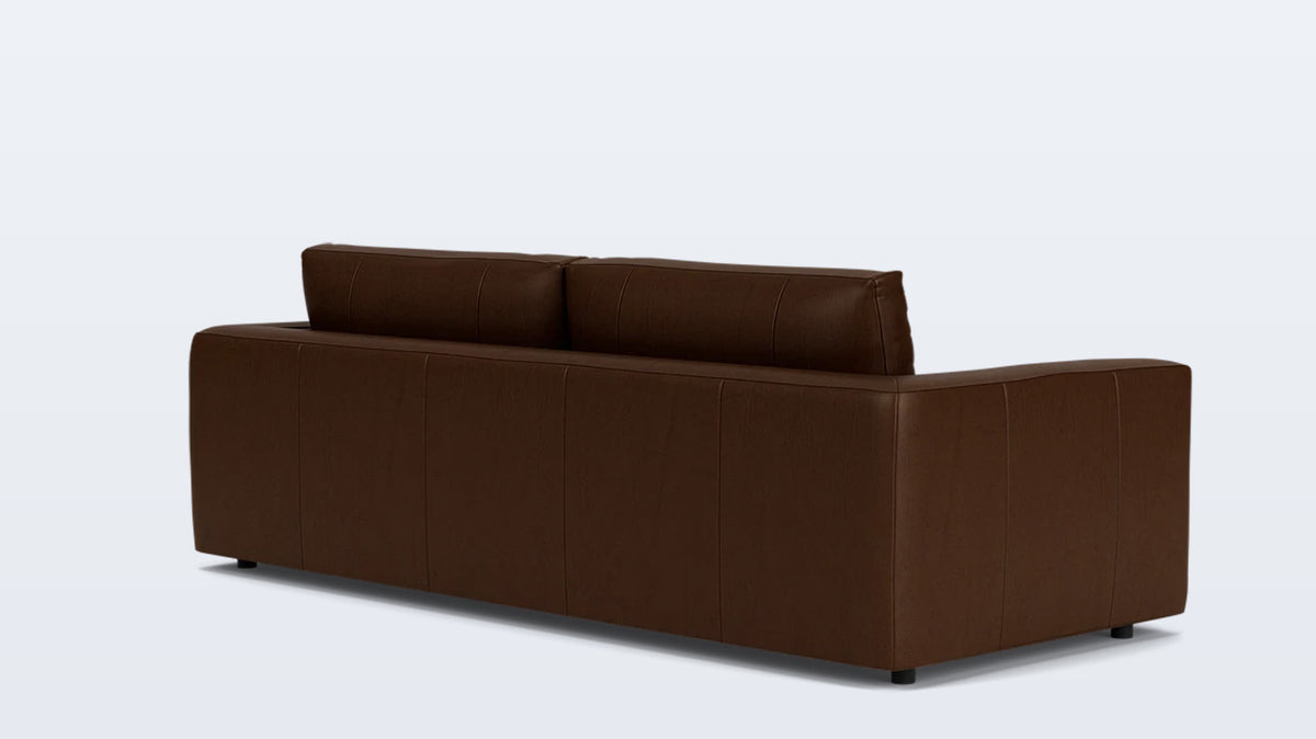 cello plush 88&quot; sofa - leather