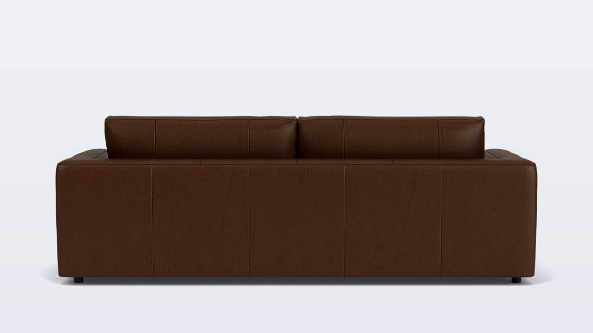 cello plush 88&quot; sofa - leather