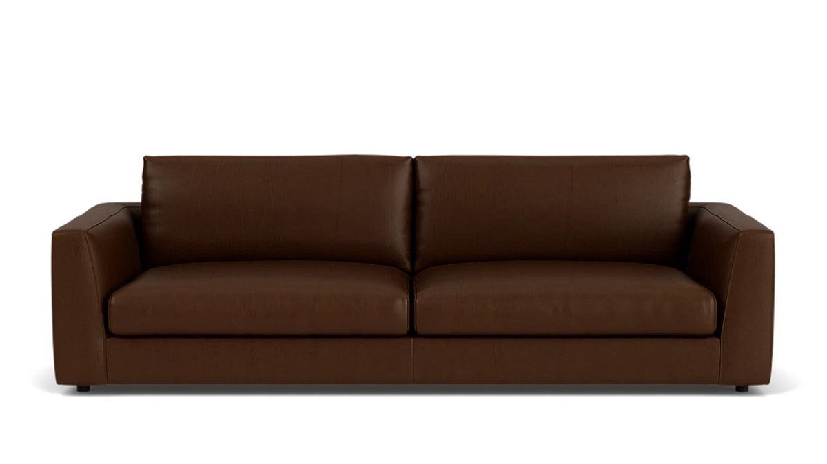 cello plush 96&quot; sofa - leather