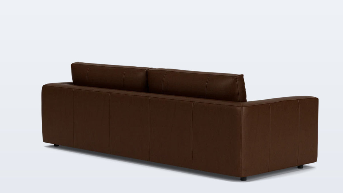 cello plush 96&quot; sofa - leather