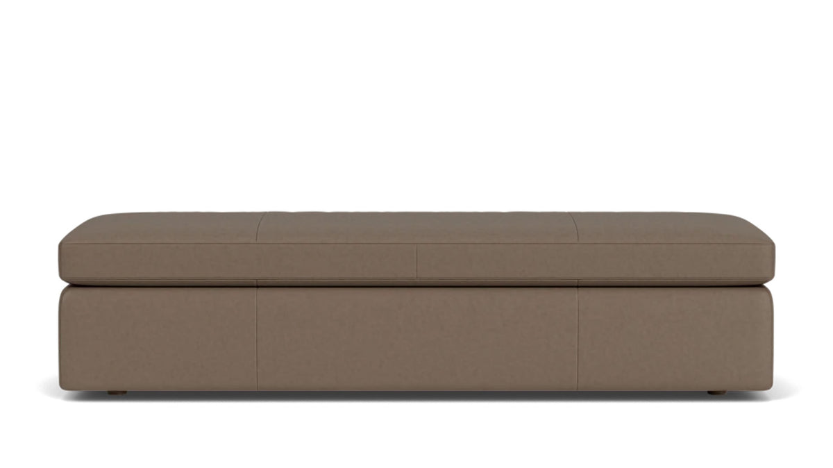 cello large storage bench - leather