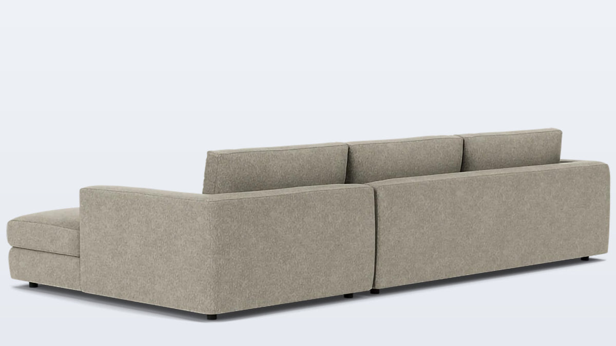 cello plush 2-piece sectional - fabric