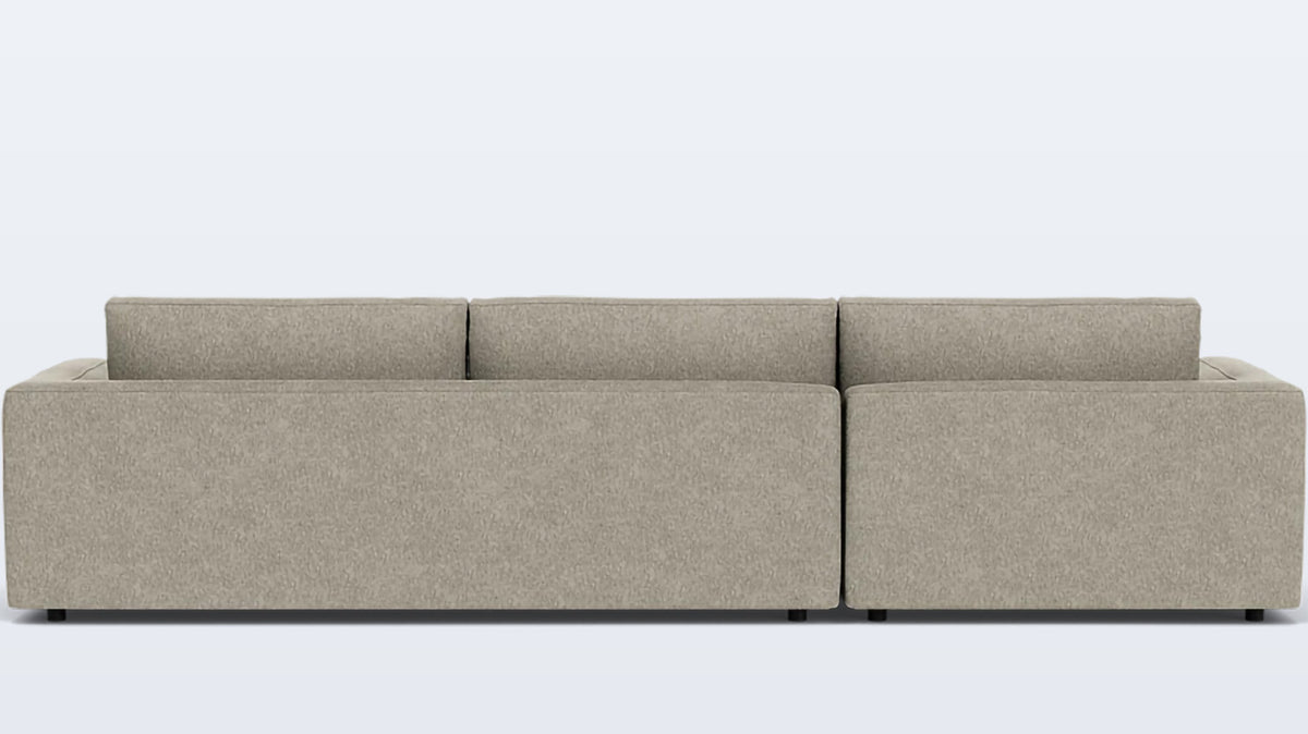 cello plush 2-piece sectional - fabric