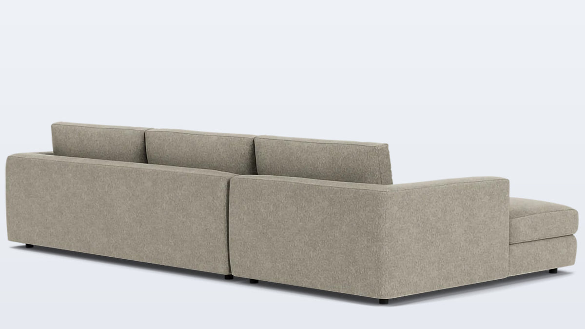 cello plush 2-piece sectional - fabric