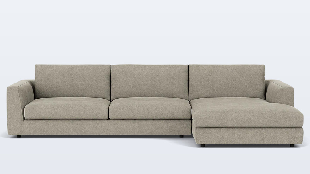 cello plush 2-piece sectional - fabric