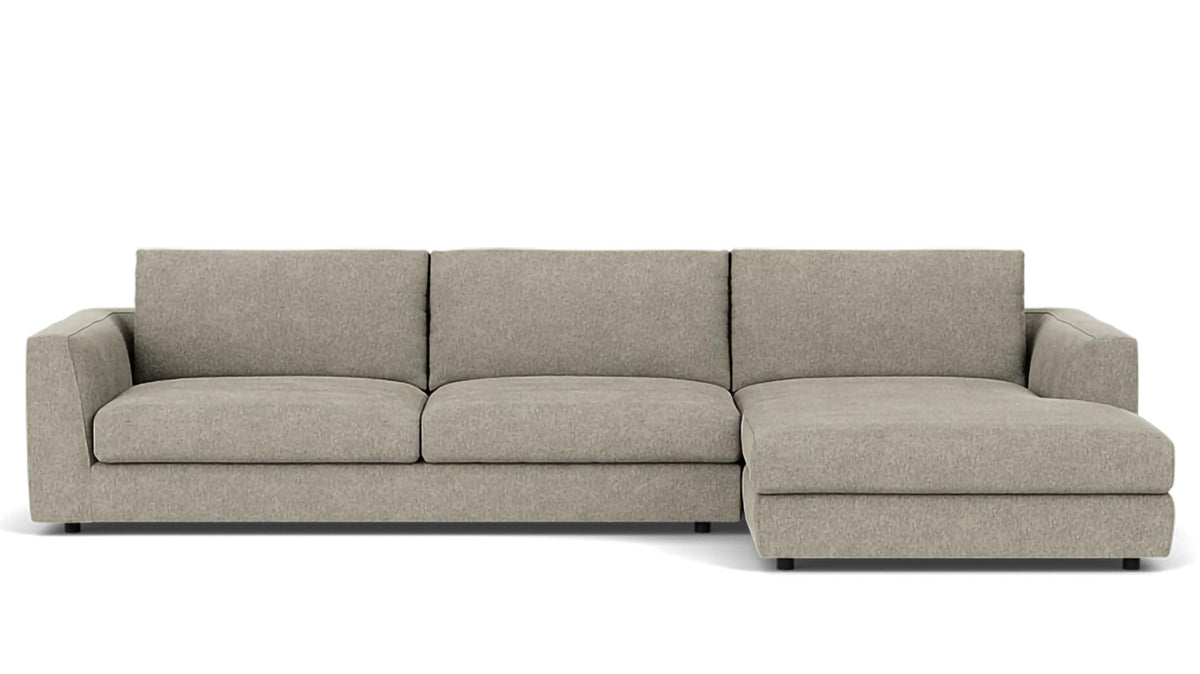 cello plush 2-piece sectional - fabric