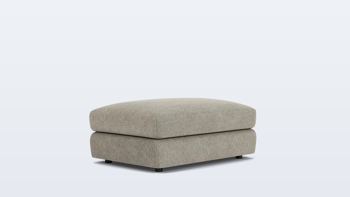 cello plush rectangular ottoman - fabric