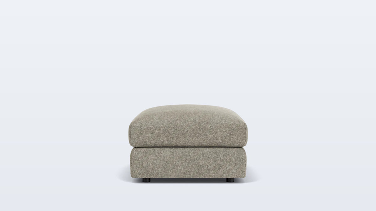 cello plush rectangular ottoman - fabric