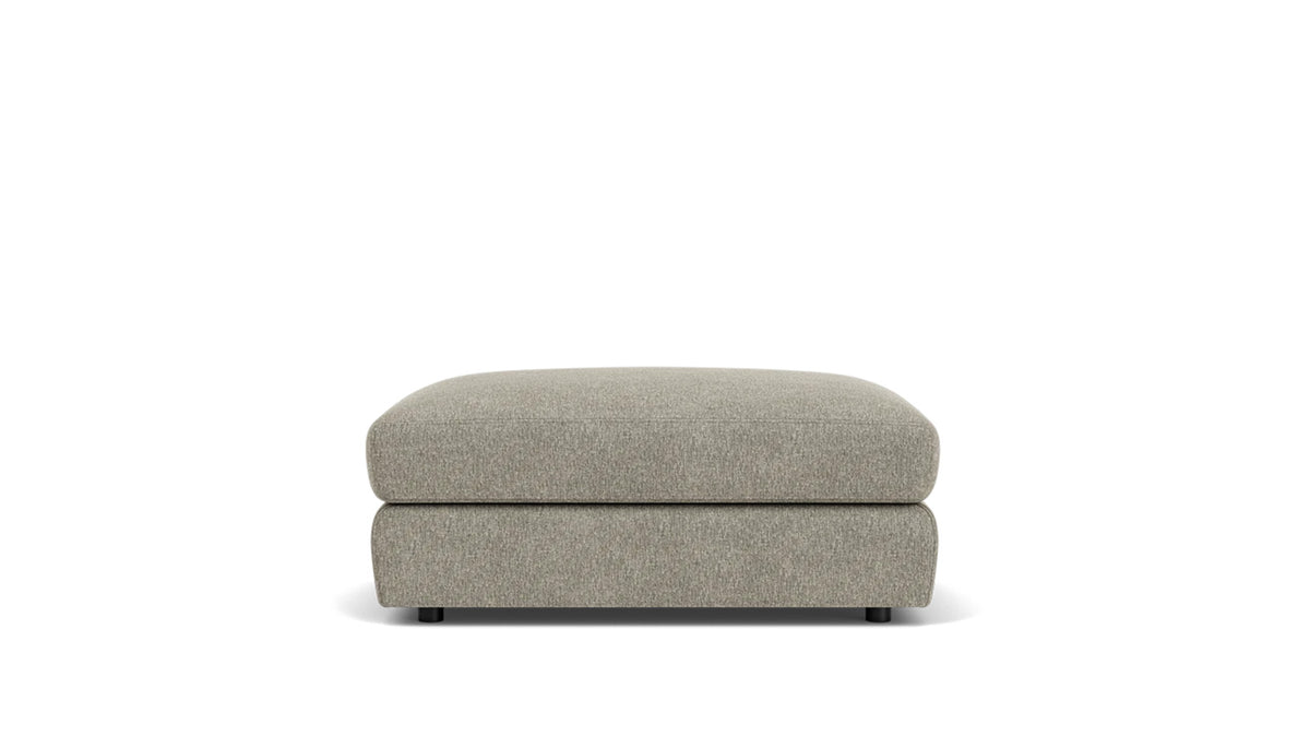 cello plush rectangular ottoman - fabric