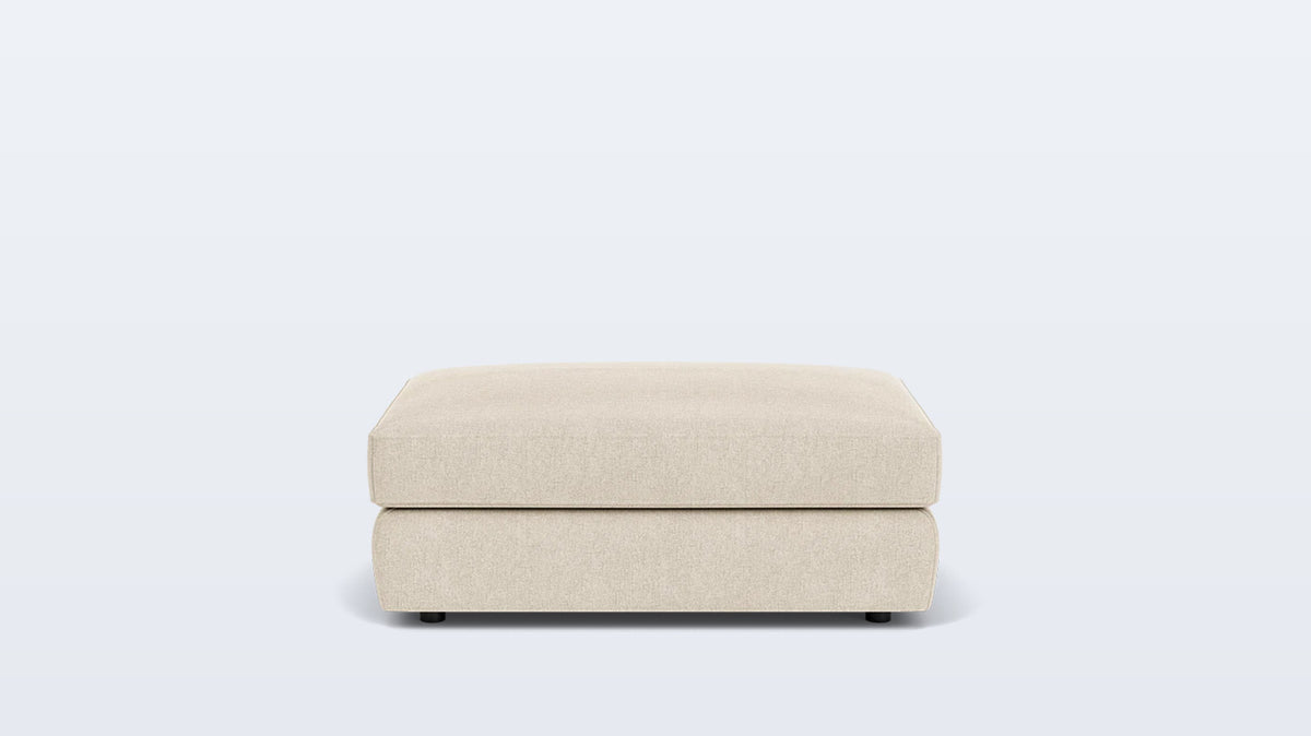 cello rectangular ottoman - fabric