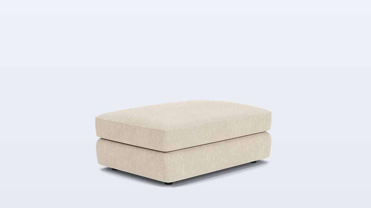 cello rectangular ottoman - fabric