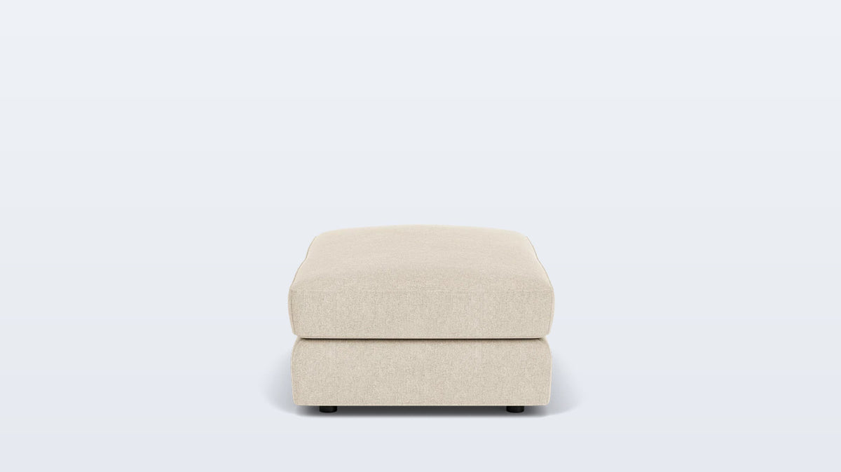 cello rectangular ottoman - fabric