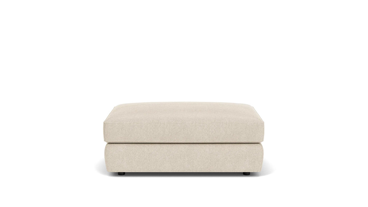 cello rectangular ottoman - fabric