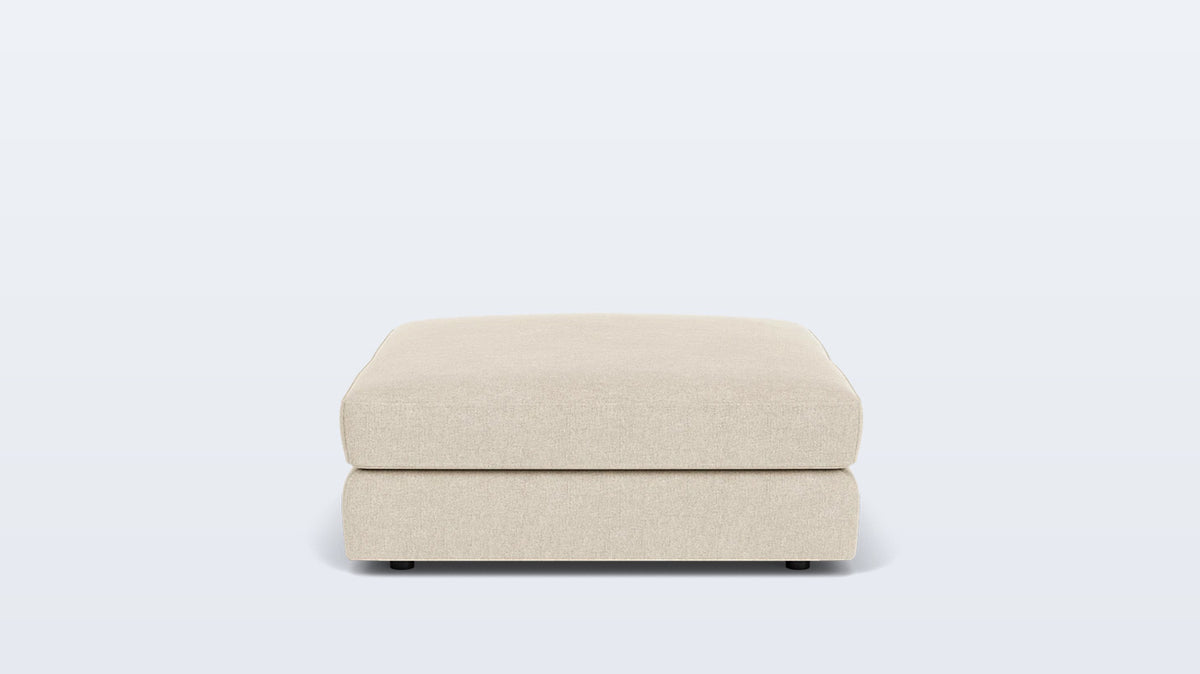 cello square ottoman - fabric