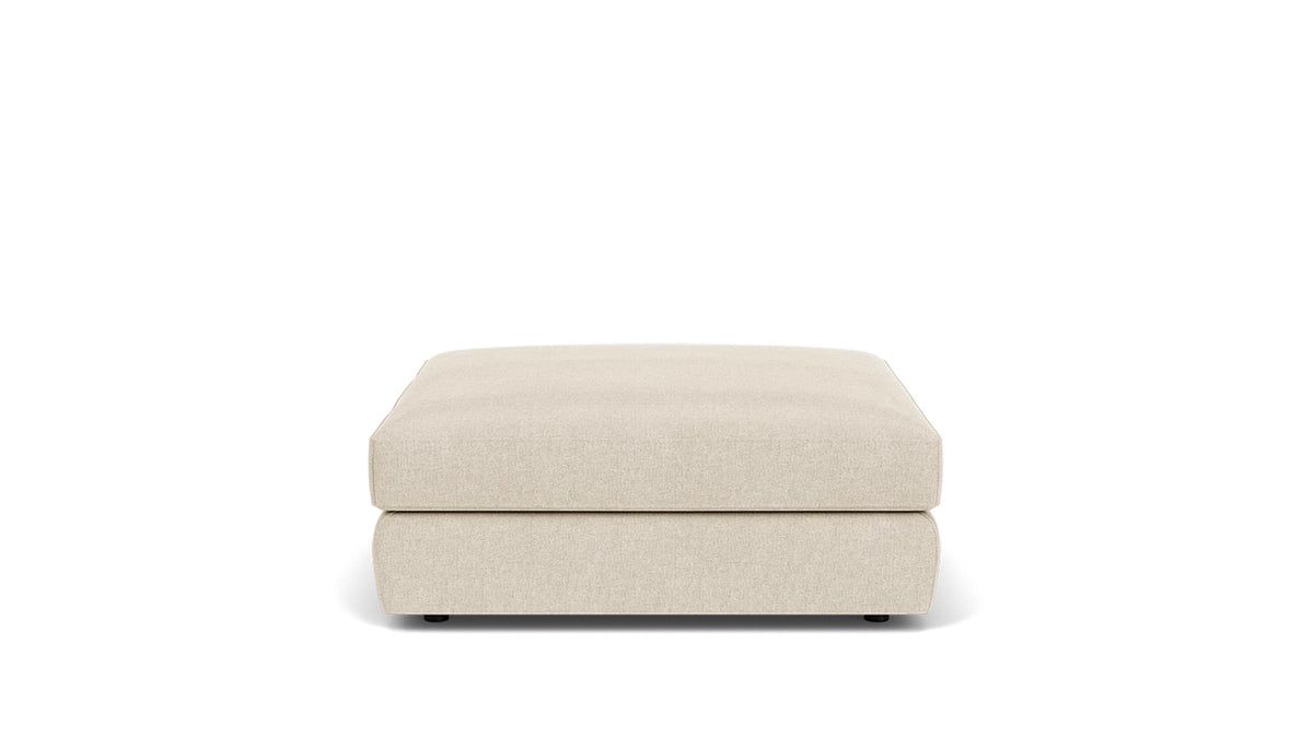 cello square ottoman - fabric