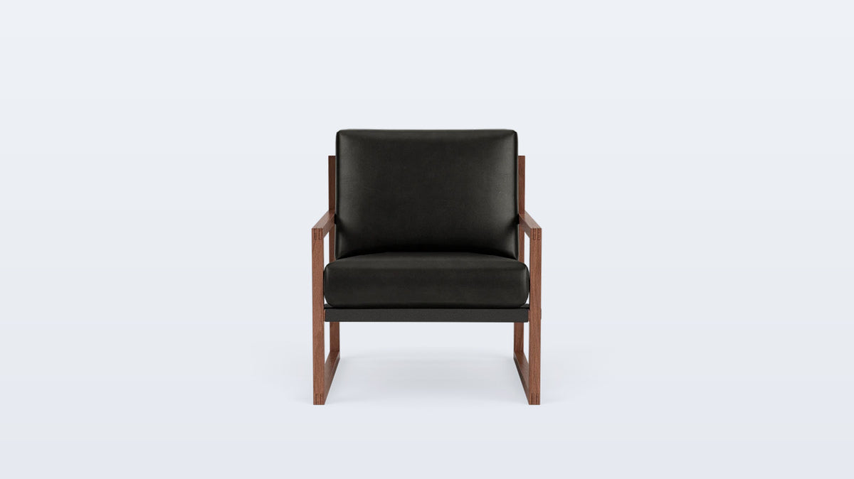 chiara lounge chair - leather