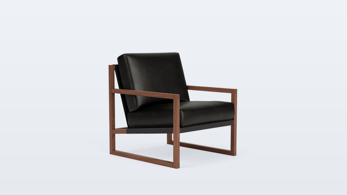 chiara lounge chair - leather