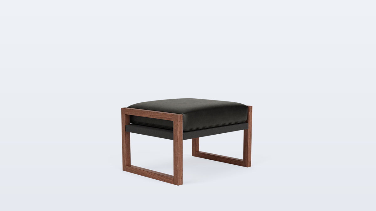 chiara ottoman - leather