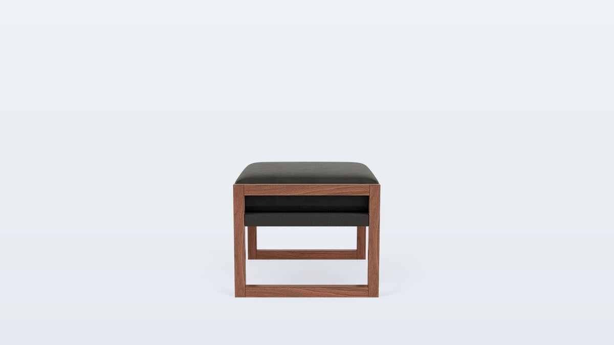 chiara ottoman - leather