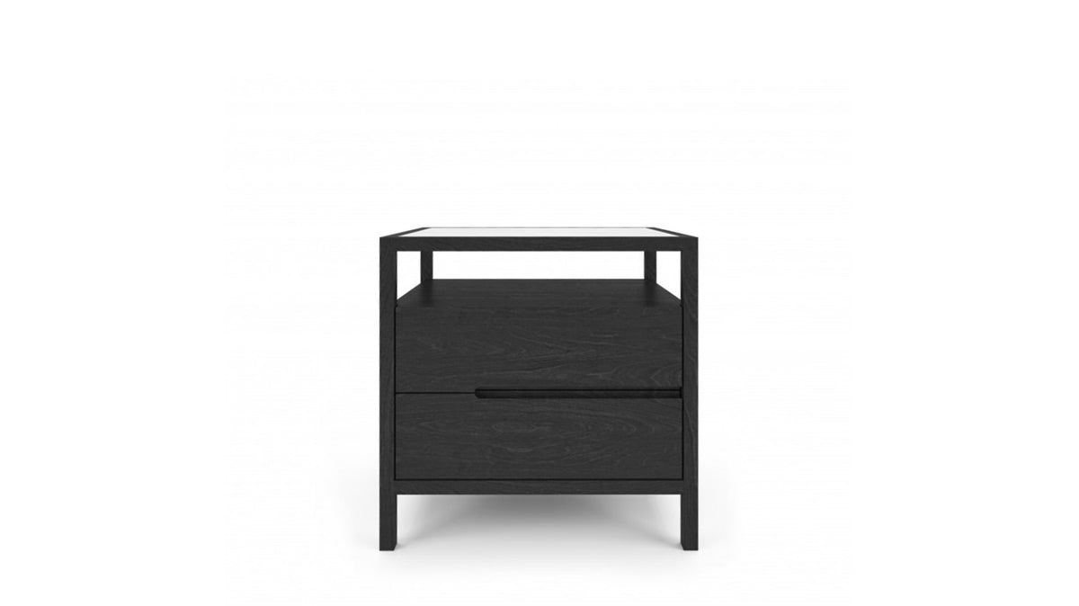 edgar 2 drawer nightstand