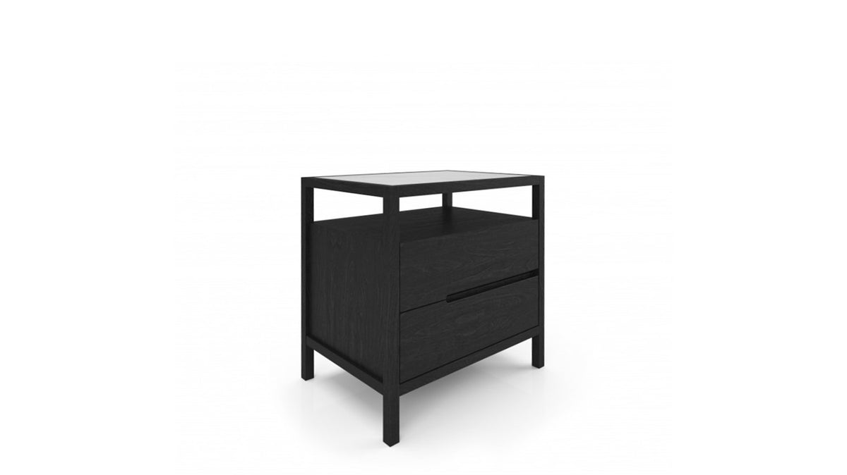 edgar 2 drawer nightstand