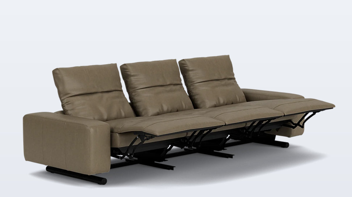 era 117&quot; reclining sofa - leather