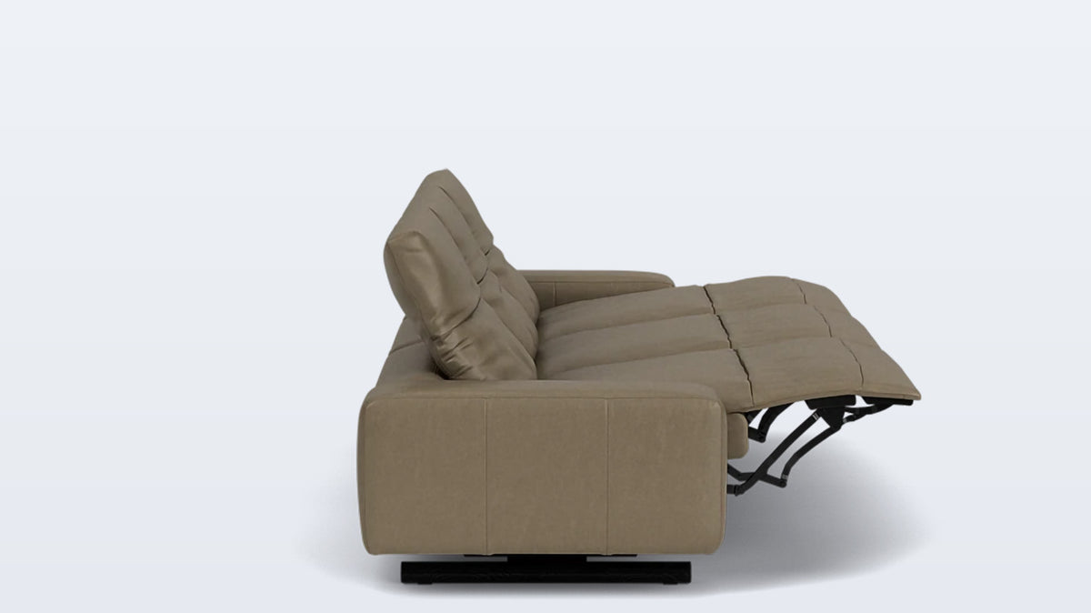 era 117&quot; reclining sofa - leather