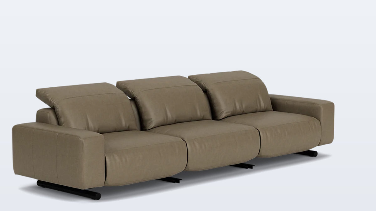 era 129&quot; reclining sofa - leather