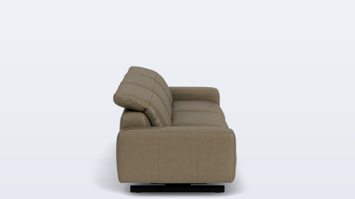 era 129&quot; reclining sofa - leather