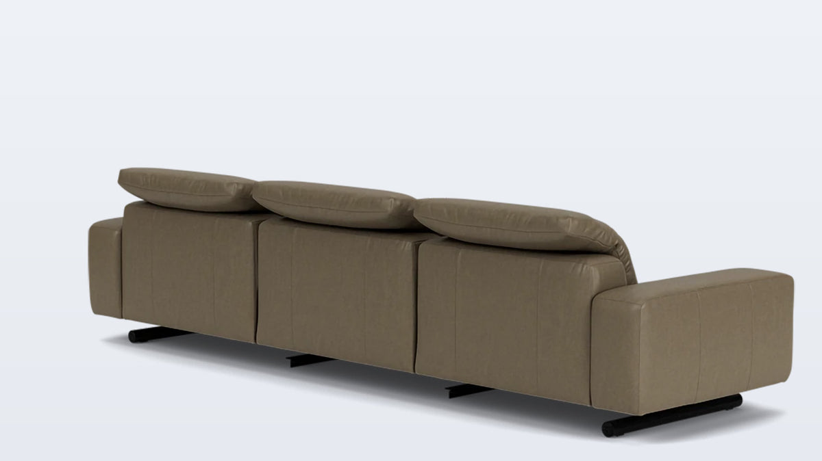 era 129&quot; reclining sofa - leather