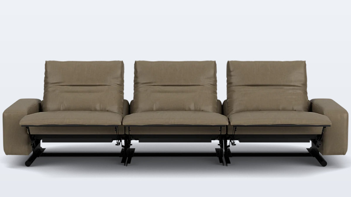 era 129&quot; reclining sofa - leather