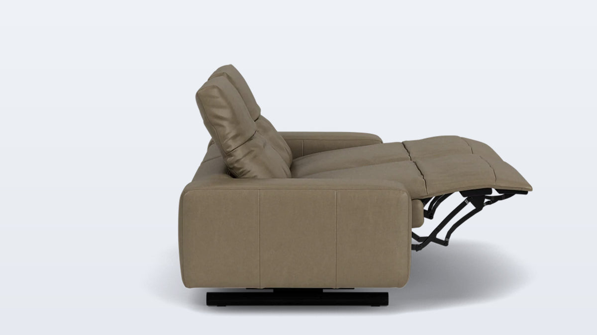 era 84&quot; reclining sofa - leather