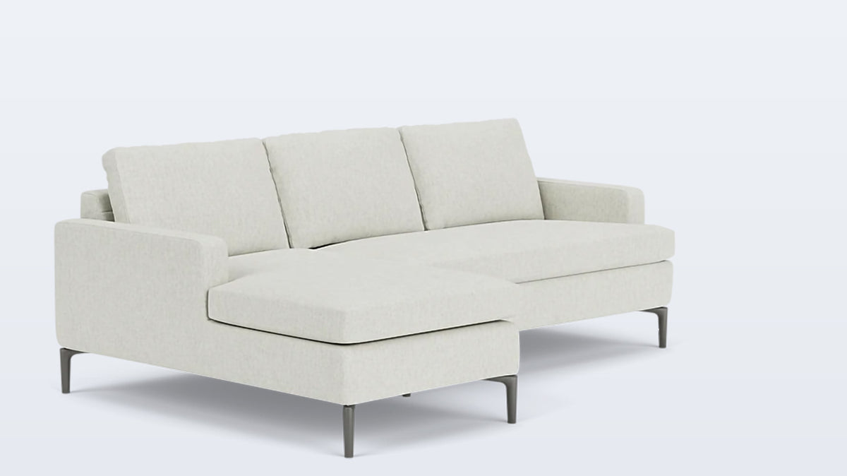 eve classic 2-piece sectional - fabric