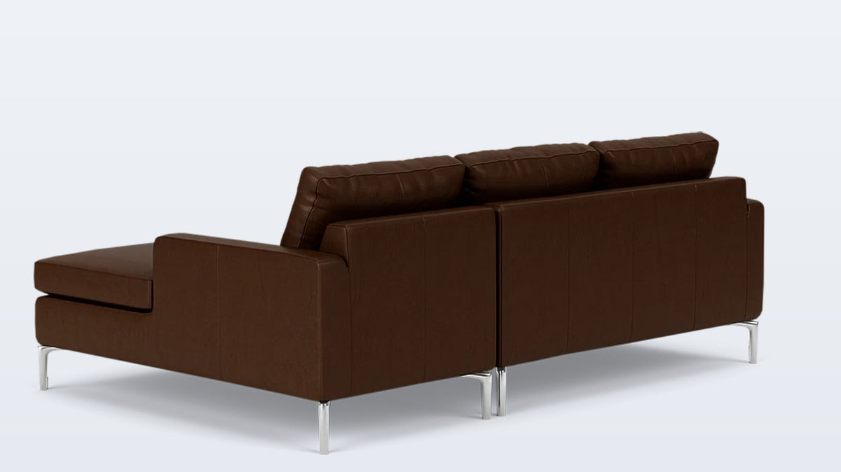 eve classic 2-piece sectional - leather