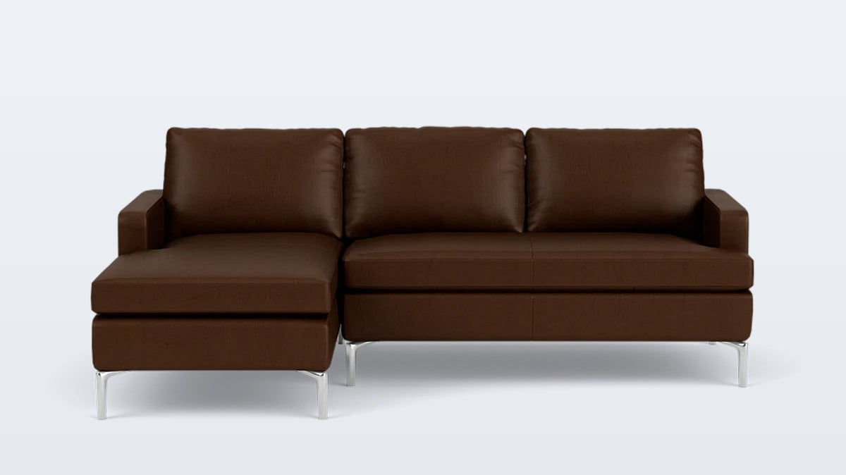 eve classic 2-piece sectional - leather