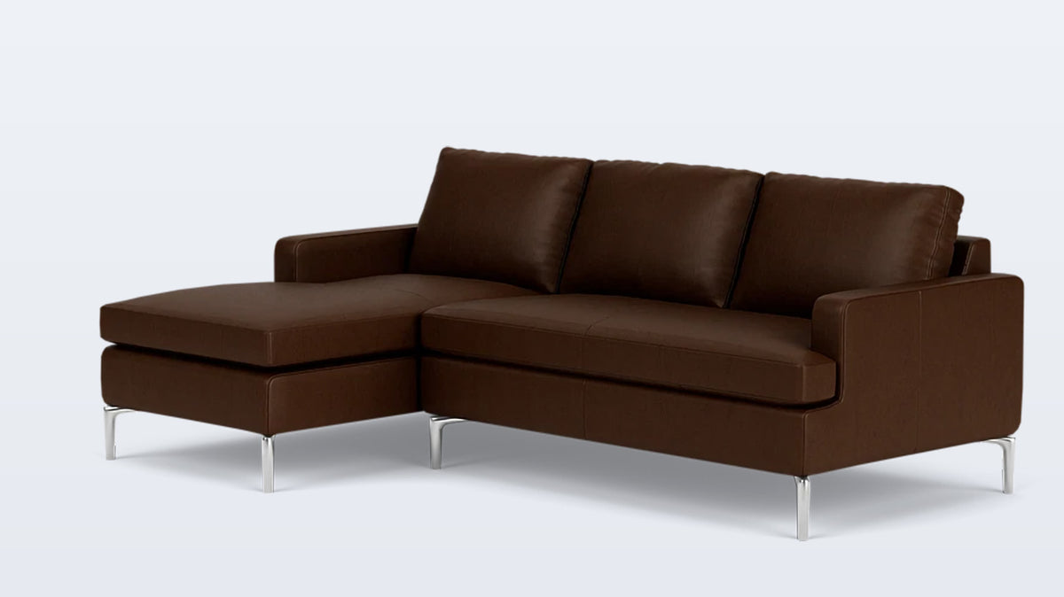 eve classic 2-piece sectional - leather