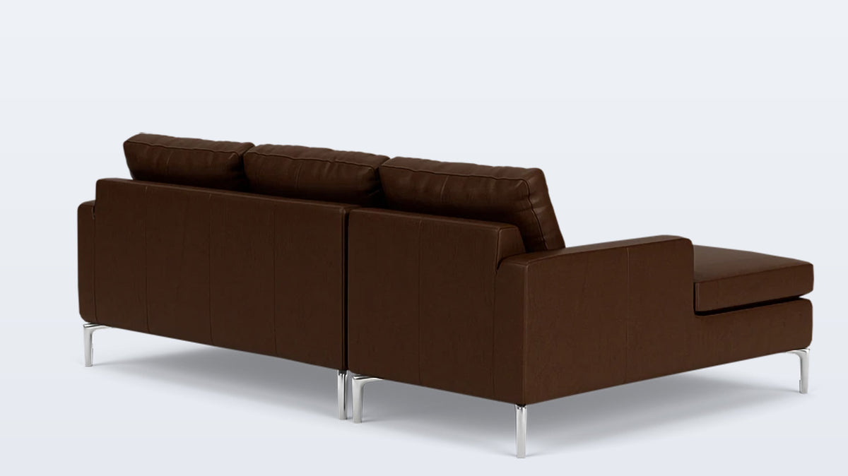 eve classic 2-piece sectional - leather