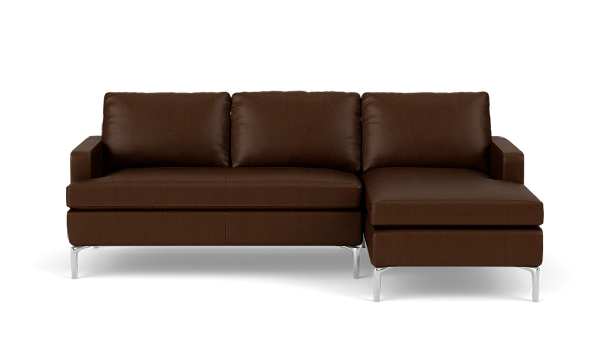 eve classic 2-piece sectional - leather